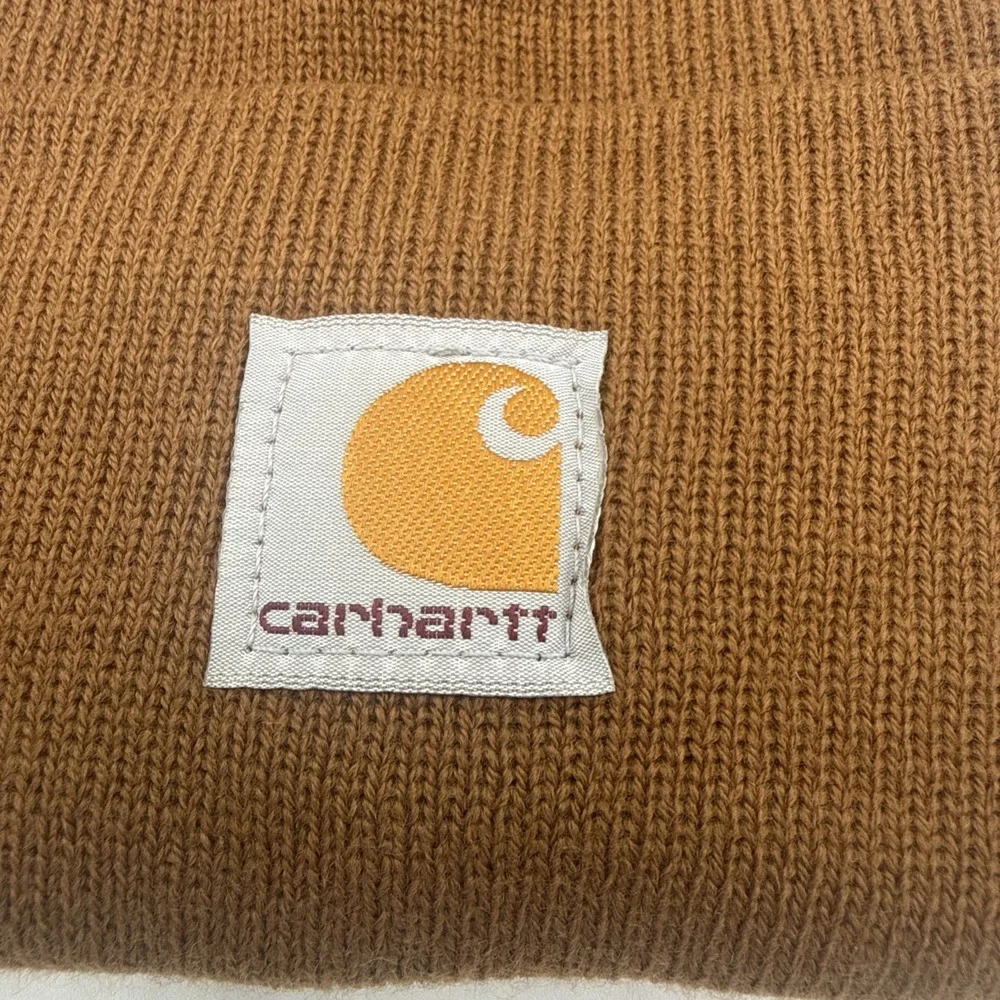 Carhartt Youth Tan Classic Brown Acrylic Watch Beanie Kids Hat NWT AH8905